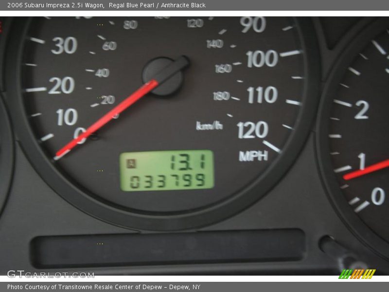 Regal Blue Pearl / Anthracite Black 2006 Subaru Impreza 2.5i Wagon