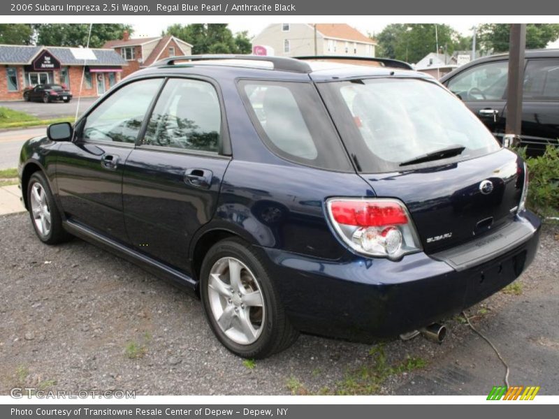 Regal Blue Pearl / Anthracite Black 2006 Subaru Impreza 2.5i Wagon