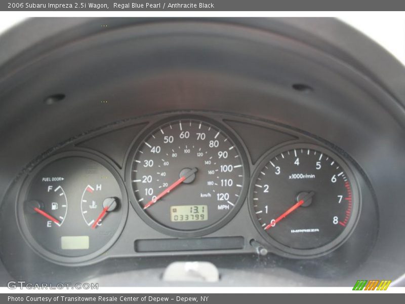 Regal Blue Pearl / Anthracite Black 2006 Subaru Impreza 2.5i Wagon