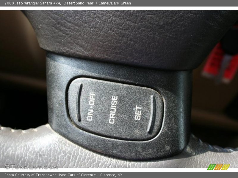 Desert Sand Pearl / Camel/Dark Green 2000 Jeep Wrangler Sahara 4x4