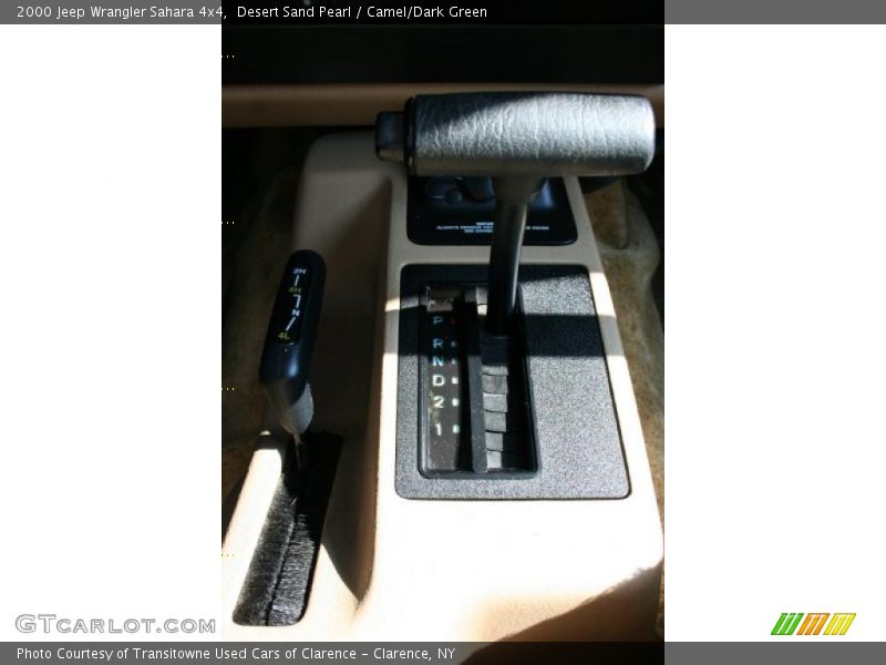 Desert Sand Pearl / Camel/Dark Green 2000 Jeep Wrangler Sahara 4x4