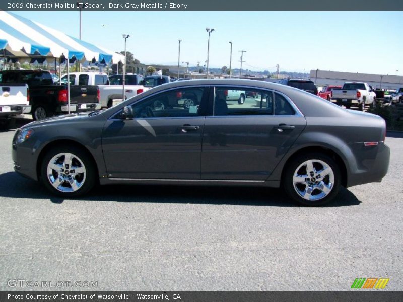Dark Gray Metallic / Ebony 2009 Chevrolet Malibu LT Sedan