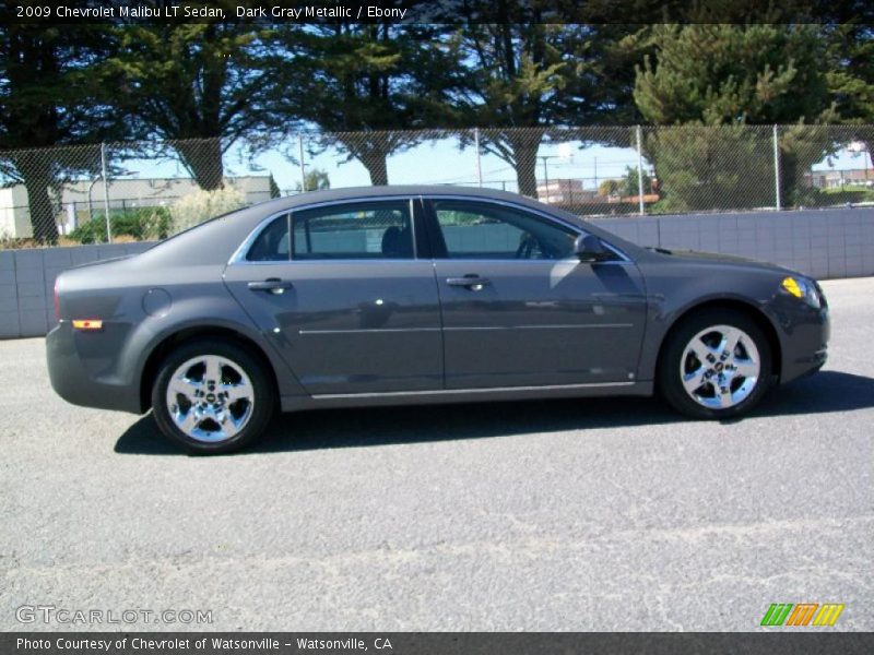 Dark Gray Metallic / Ebony 2009 Chevrolet Malibu LT Sedan