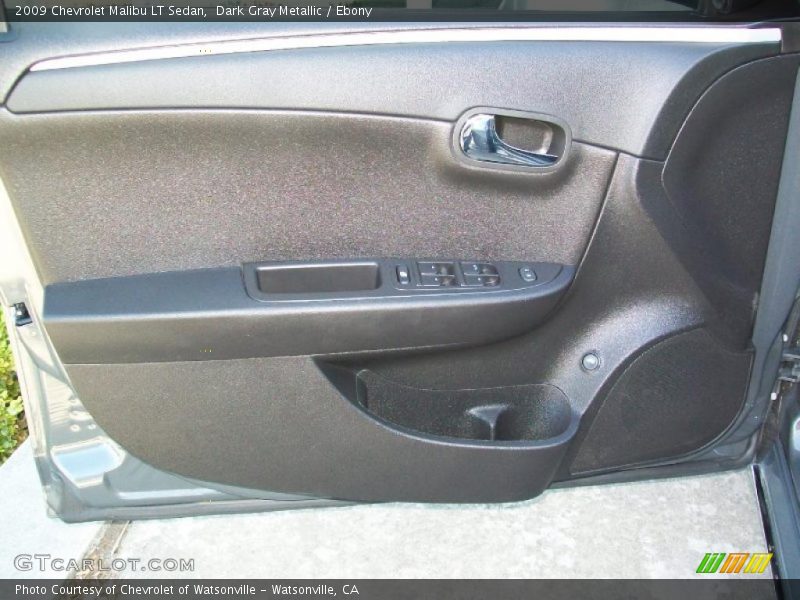 Dark Gray Metallic / Ebony 2009 Chevrolet Malibu LT Sedan