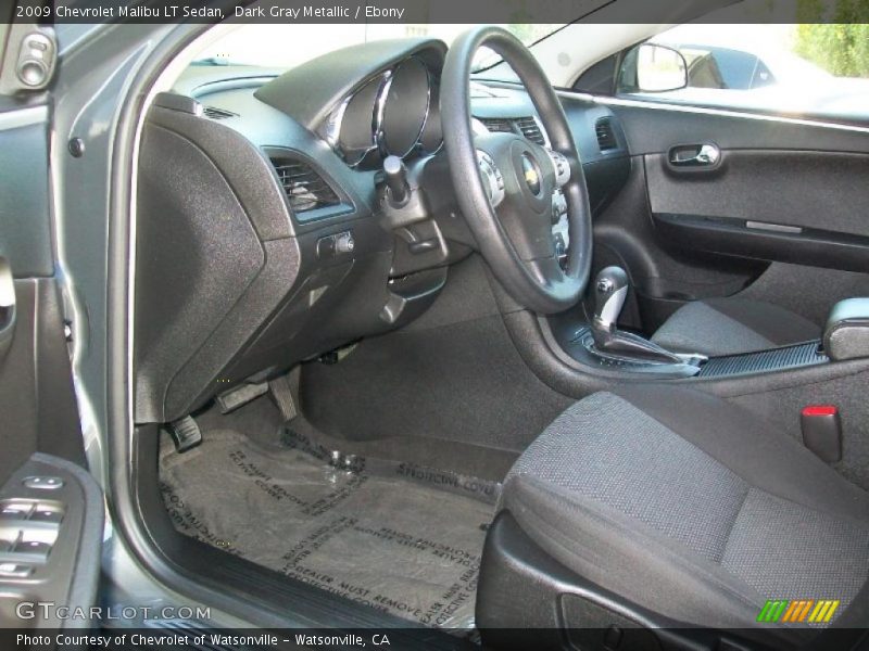 Dark Gray Metallic / Ebony 2009 Chevrolet Malibu LT Sedan