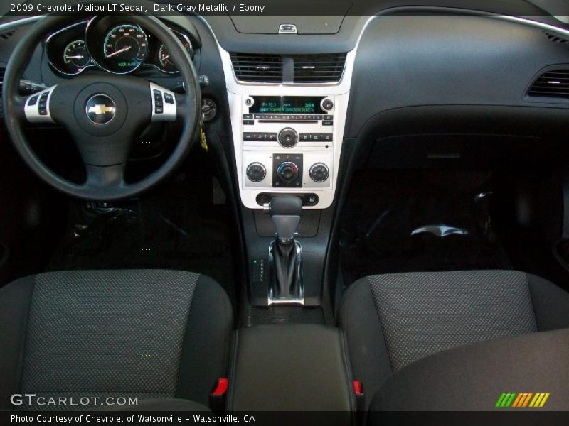 Dark Gray Metallic / Ebony 2009 Chevrolet Malibu LT Sedan