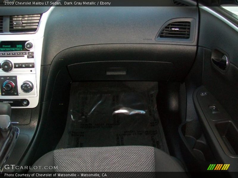 Dark Gray Metallic / Ebony 2009 Chevrolet Malibu LT Sedan