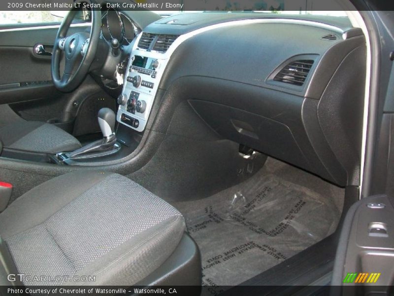 Dark Gray Metallic / Ebony 2009 Chevrolet Malibu LT Sedan