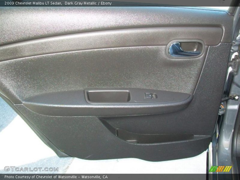 Dark Gray Metallic / Ebony 2009 Chevrolet Malibu LT Sedan