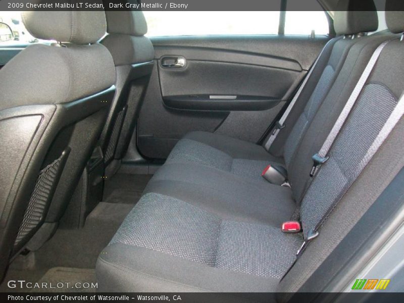 Dark Gray Metallic / Ebony 2009 Chevrolet Malibu LT Sedan