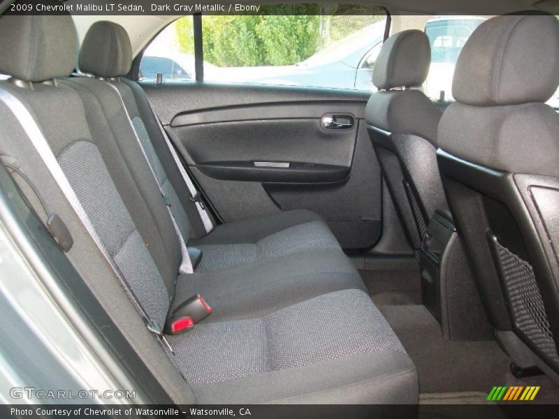 Dark Gray Metallic / Ebony 2009 Chevrolet Malibu LT Sedan