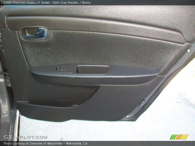 Dark Gray Metallic / Ebony 2009 Chevrolet Malibu LT Sedan