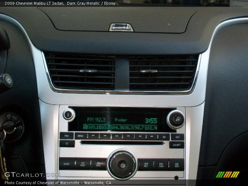 Dark Gray Metallic / Ebony 2009 Chevrolet Malibu LT Sedan