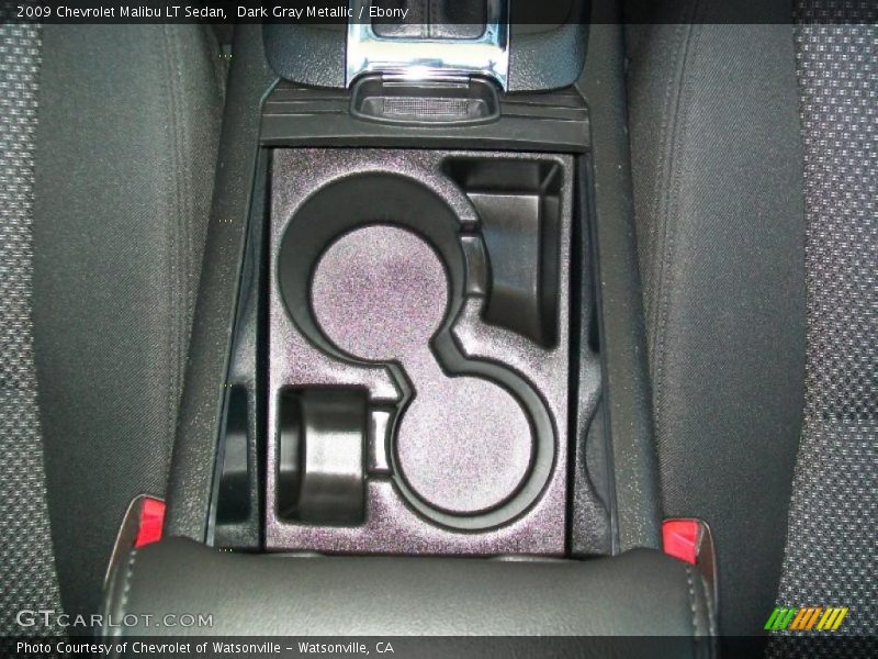 Dark Gray Metallic / Ebony 2009 Chevrolet Malibu LT Sedan
