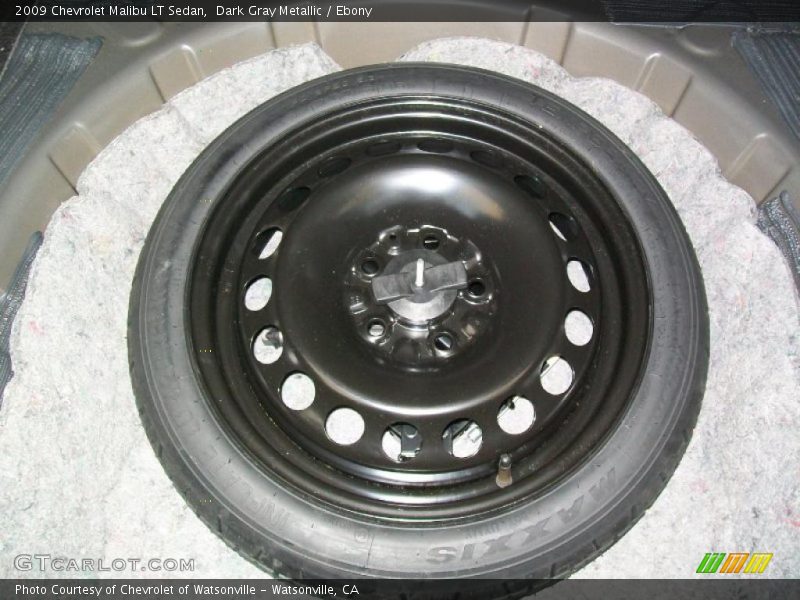 Dark Gray Metallic / Ebony 2009 Chevrolet Malibu LT Sedan