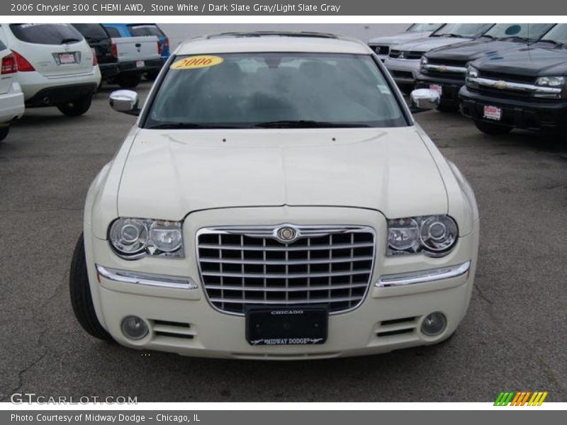 Stone White / Dark Slate Gray/Light Slate Gray 2006 Chrysler 300 C HEMI AWD