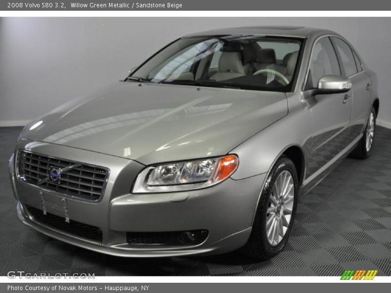 Willow Green Metallic / Sandstone Beige 2008 Volvo S80 3.2
