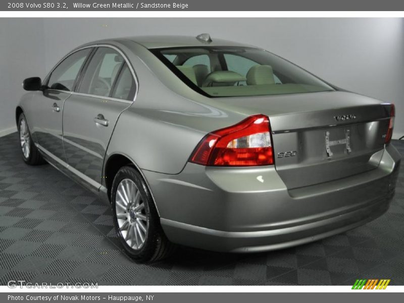 Willow Green Metallic / Sandstone Beige 2008 Volvo S80 3.2