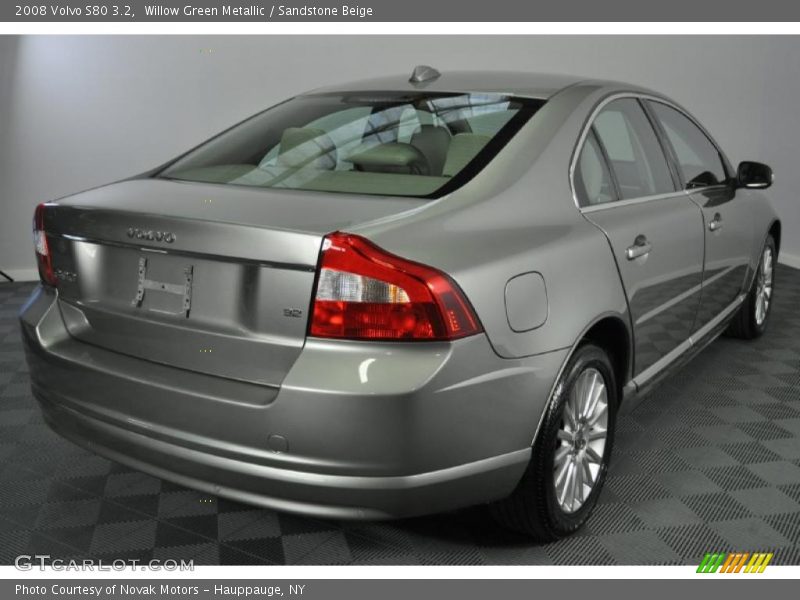 Willow Green Metallic / Sandstone Beige 2008 Volvo S80 3.2