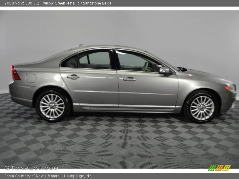 Willow Green Metallic / Sandstone Beige 2008 Volvo S80 3.2