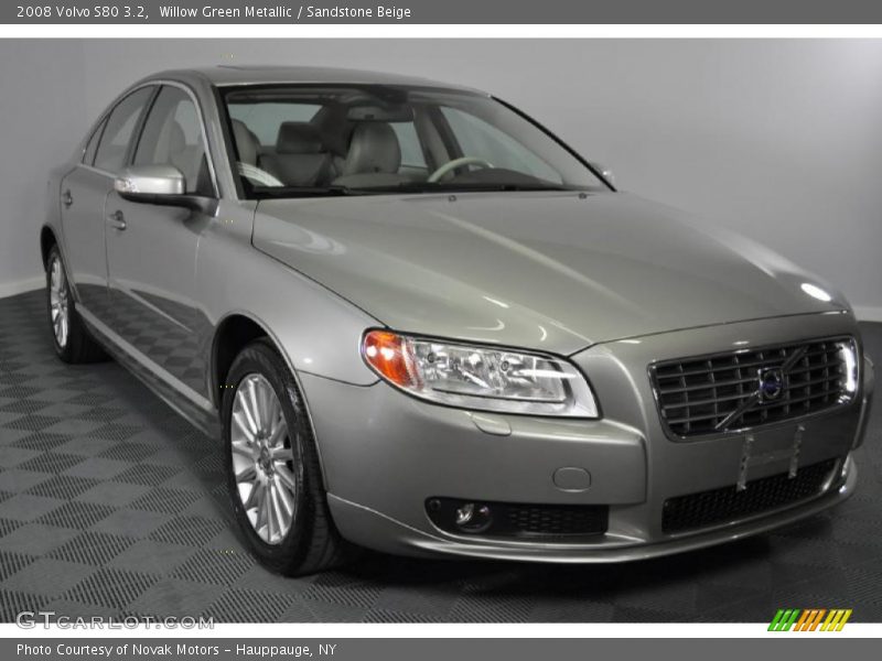 Willow Green Metallic / Sandstone Beige 2008 Volvo S80 3.2