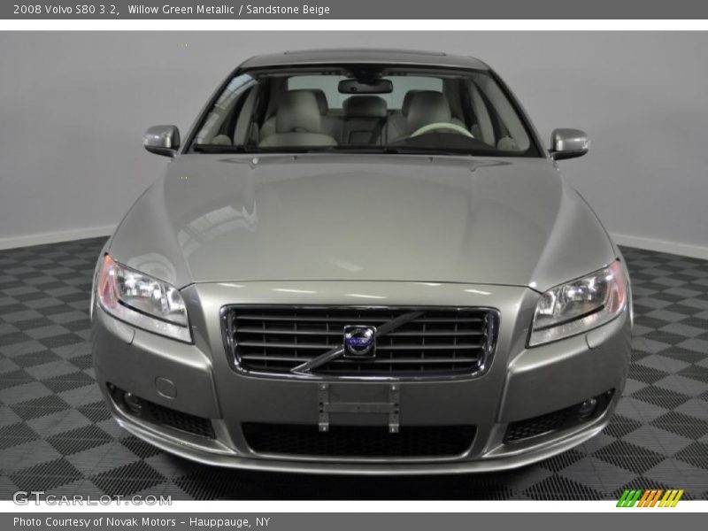 Willow Green Metallic / Sandstone Beige 2008 Volvo S80 3.2
