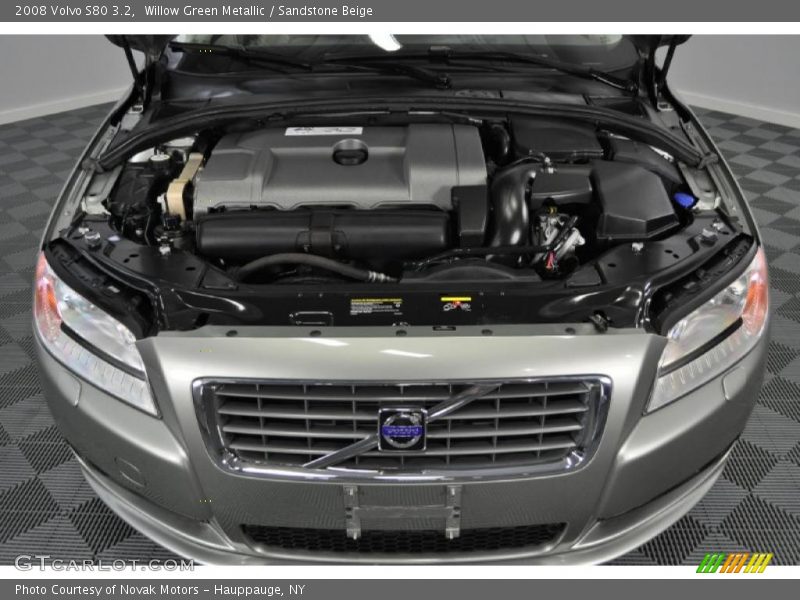 Willow Green Metallic / Sandstone Beige 2008 Volvo S80 3.2