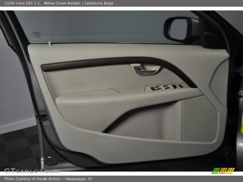 Willow Green Metallic / Sandstone Beige 2008 Volvo S80 3.2