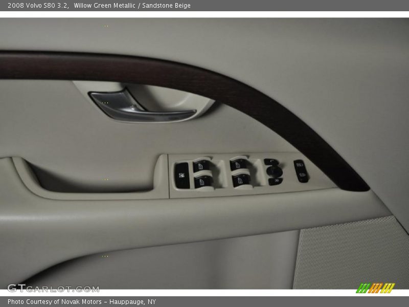 Willow Green Metallic / Sandstone Beige 2008 Volvo S80 3.2
