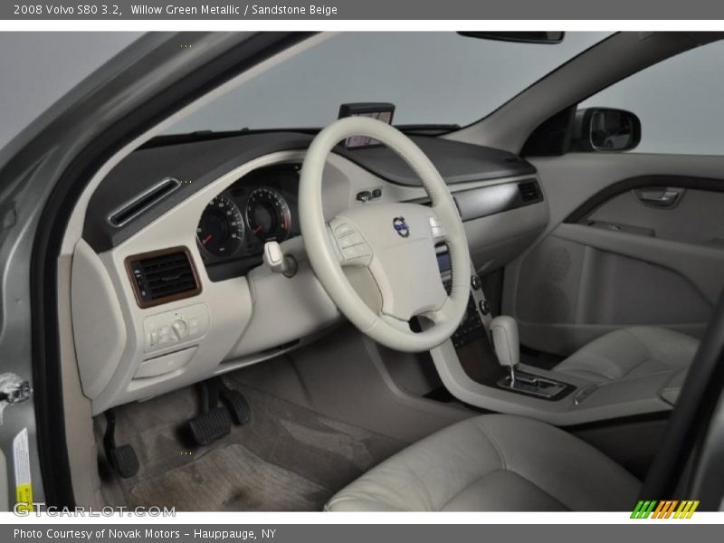Willow Green Metallic / Sandstone Beige 2008 Volvo S80 3.2