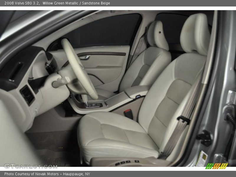 Willow Green Metallic / Sandstone Beige 2008 Volvo S80 3.2