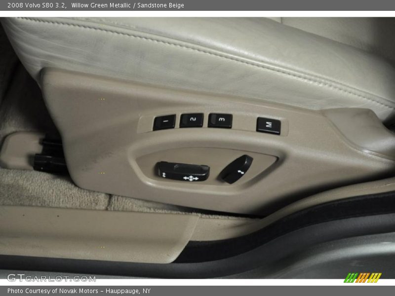 Willow Green Metallic / Sandstone Beige 2008 Volvo S80 3.2