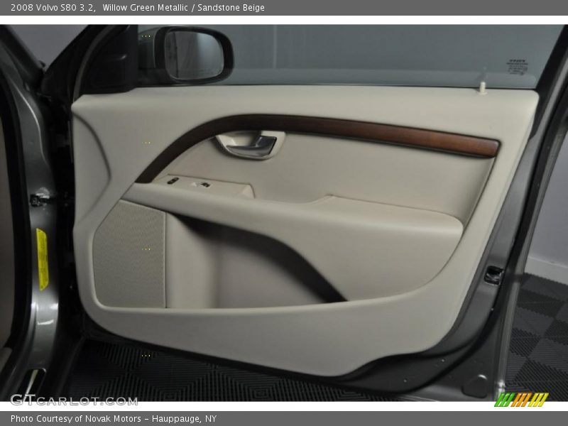 Willow Green Metallic / Sandstone Beige 2008 Volvo S80 3.2