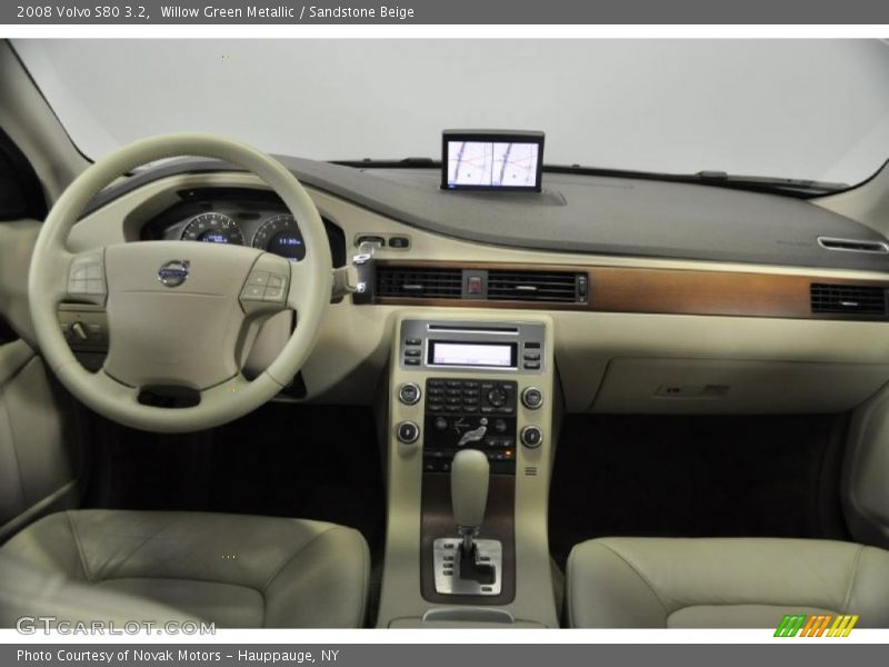 Willow Green Metallic / Sandstone Beige 2008 Volvo S80 3.2