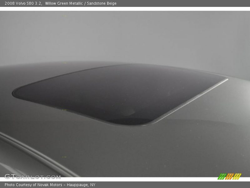 Willow Green Metallic / Sandstone Beige 2008 Volvo S80 3.2