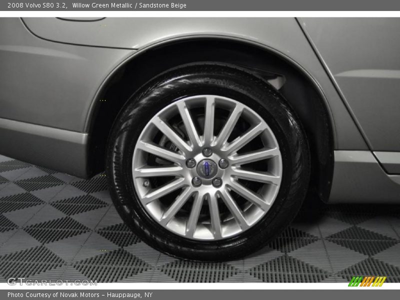 Willow Green Metallic / Sandstone Beige 2008 Volvo S80 3.2