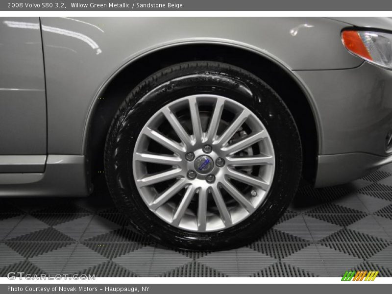 Willow Green Metallic / Sandstone Beige 2008 Volvo S80 3.2