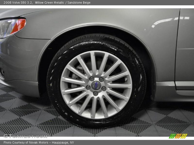 Willow Green Metallic / Sandstone Beige 2008 Volvo S80 3.2