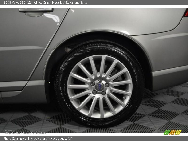 Willow Green Metallic / Sandstone Beige 2008 Volvo S80 3.2