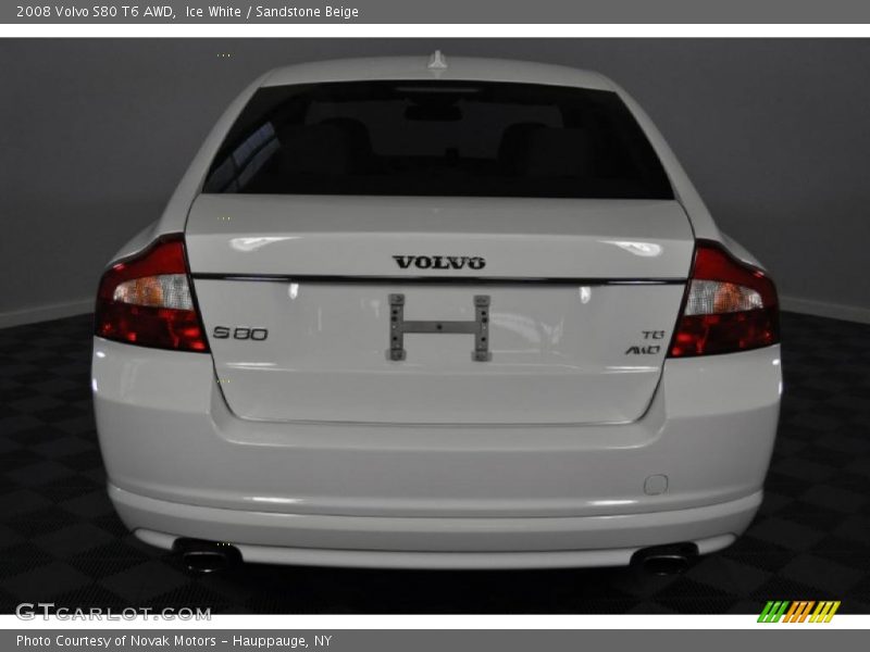 Ice White / Sandstone Beige 2008 Volvo S80 T6 AWD