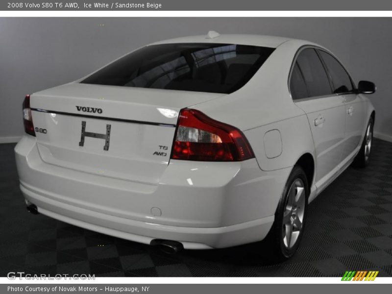 Ice White / Sandstone Beige 2008 Volvo S80 T6 AWD