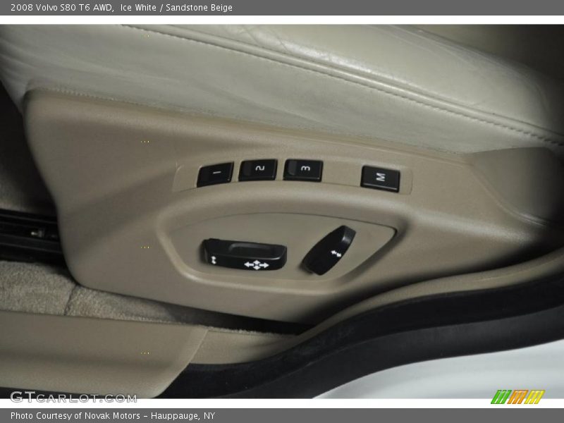 Ice White / Sandstone Beige 2008 Volvo S80 T6 AWD