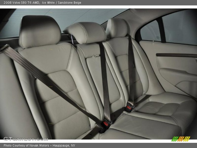 Ice White / Sandstone Beige 2008 Volvo S80 T6 AWD