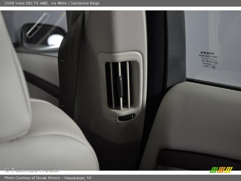 Ice White / Sandstone Beige 2008 Volvo S80 T6 AWD