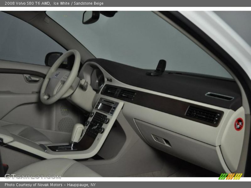 Ice White / Sandstone Beige 2008 Volvo S80 T6 AWD