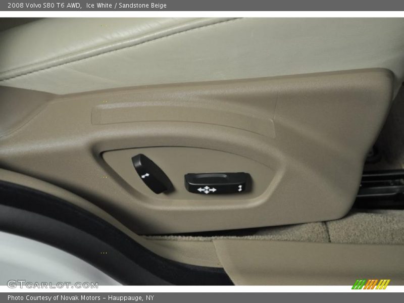 Ice White / Sandstone Beige 2008 Volvo S80 T6 AWD