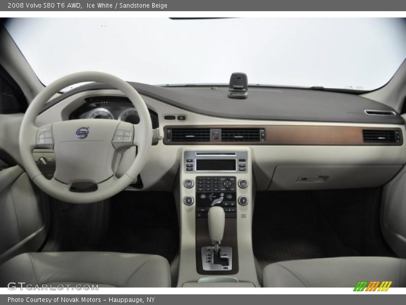 Ice White / Sandstone Beige 2008 Volvo S80 T6 AWD