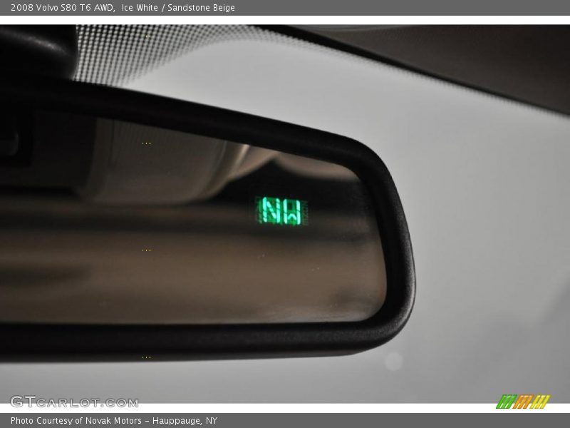 Ice White / Sandstone Beige 2008 Volvo S80 T6 AWD