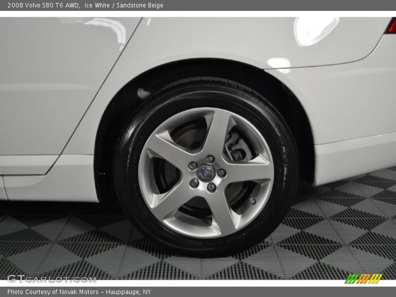 Ice White / Sandstone Beige 2008 Volvo S80 T6 AWD