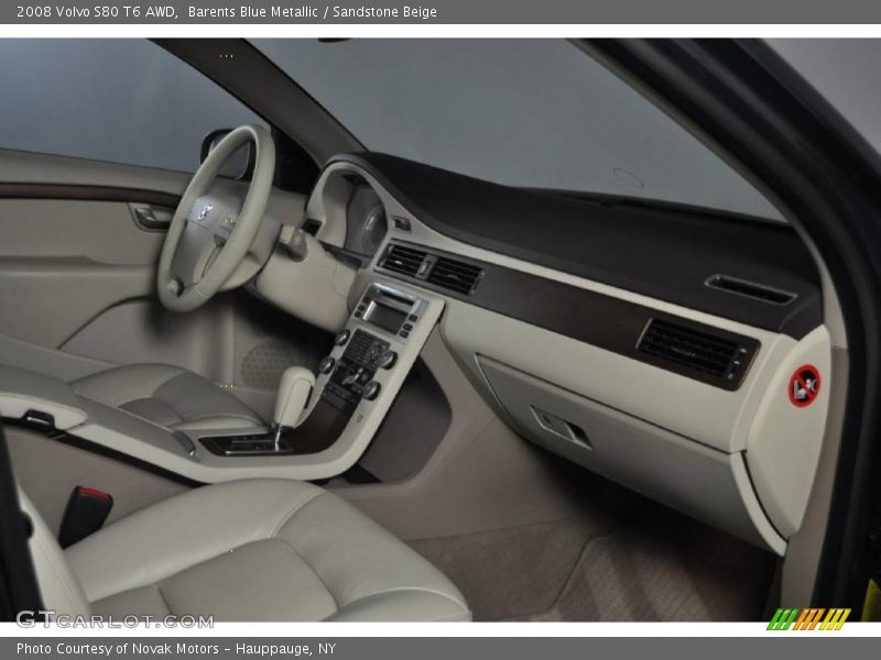 Barents Blue Metallic / Sandstone Beige 2008 Volvo S80 T6 AWD
